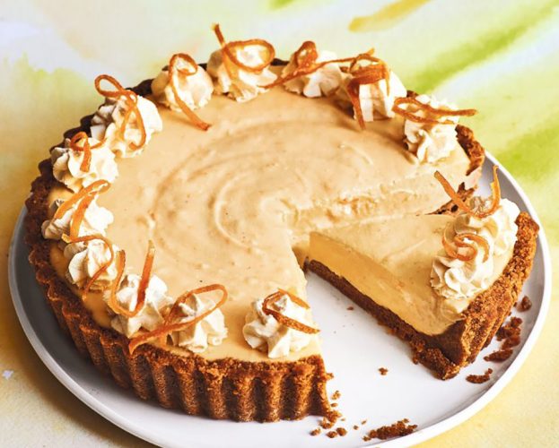 Orange and ginger pie