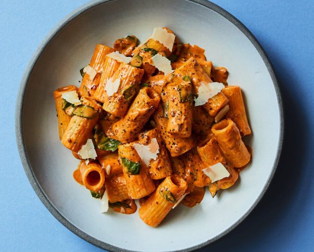 Harissa rigatoni