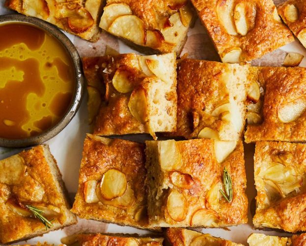 Jersey royal focaccia