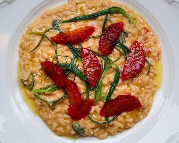 Crab risotto