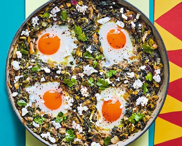 Green shakshuka
