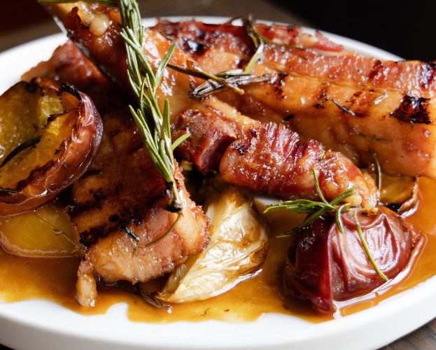 Ben Tish's pork belly ribs