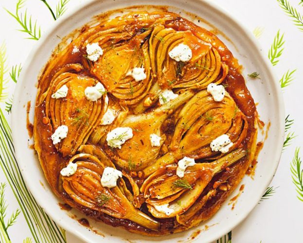 Fennel tarte tatin