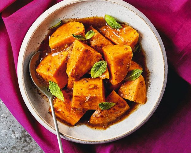 Sweet potato chaat