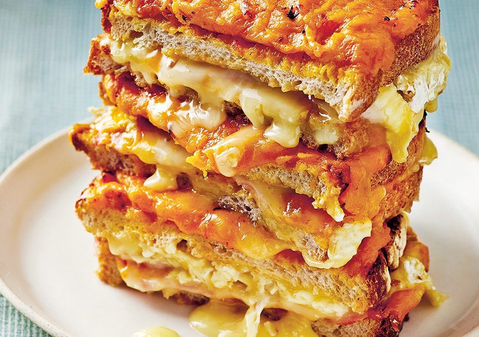 Cheesy pumpkin toasties