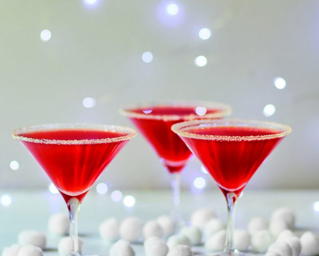 Santa's sidecar cocktail