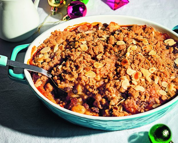 Mince pie apple crumble