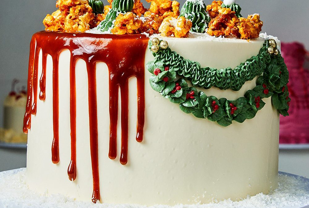 Lily Vanilli Christmas cake decorating tips