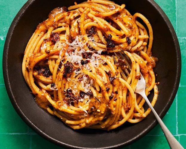 Bucatini with XO, butter and parmesan