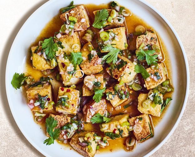 Tofu laab (larb) recipe