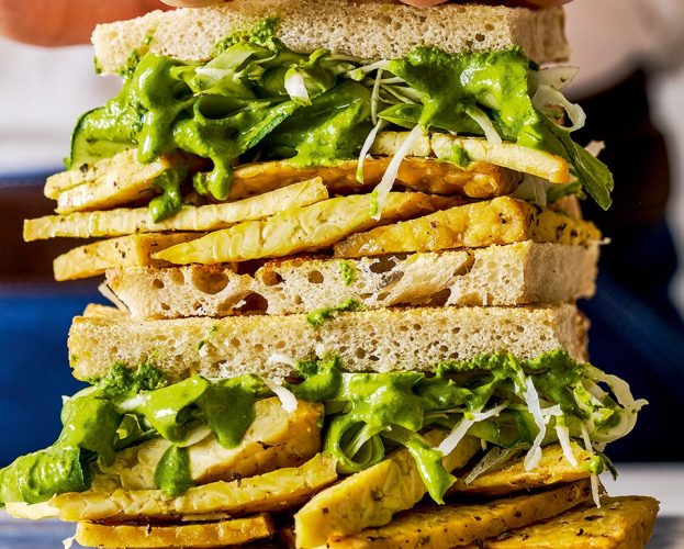 Calum Harris' green and mean vegan sandos