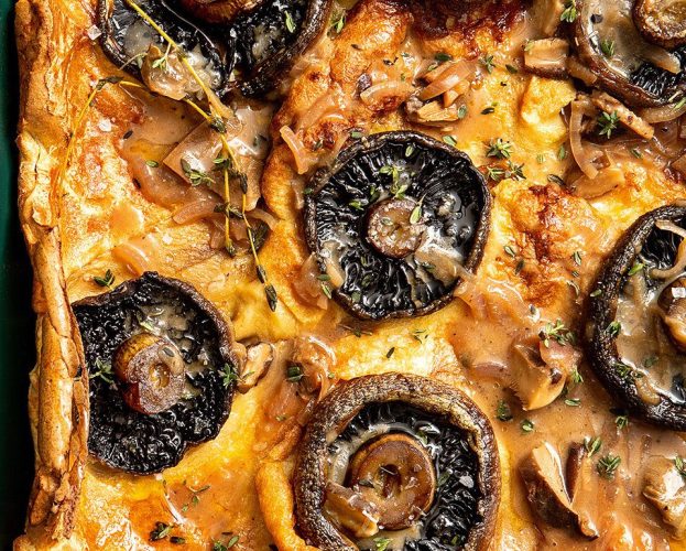 Mega mushroom toad in the hole