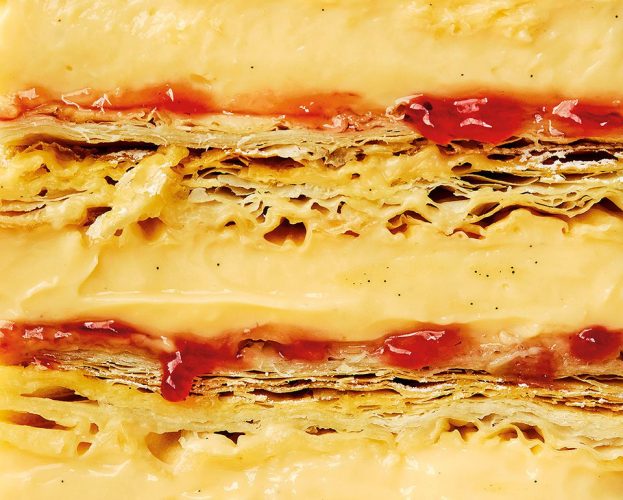 Exploding Bakery's custard jam slice