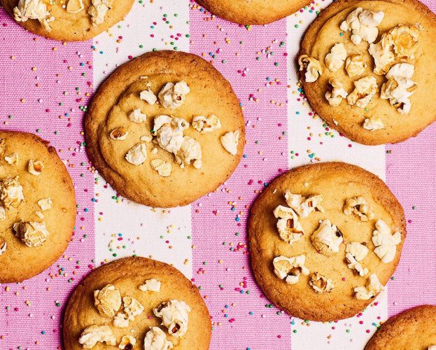 Popcorn cookies
