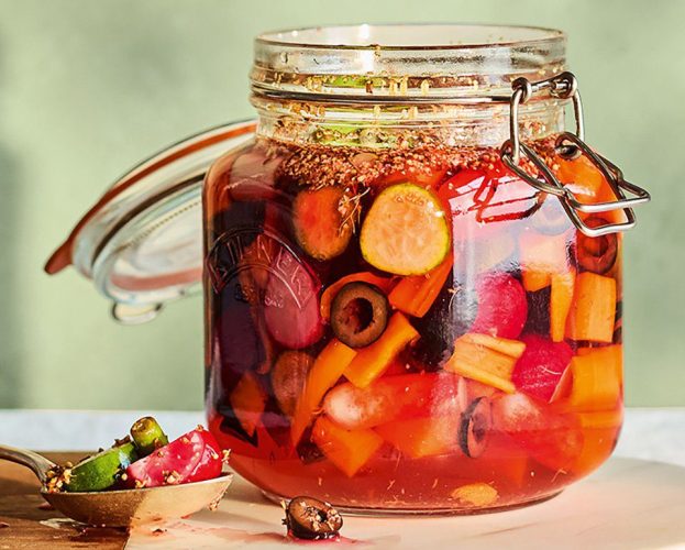 Elderflower giardiniera