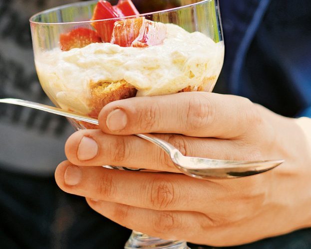 Tom Parker Bowles' rhubarb fool