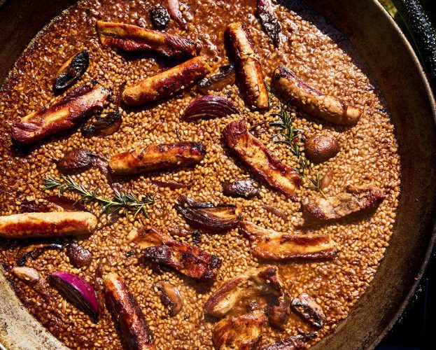 Sausage paella