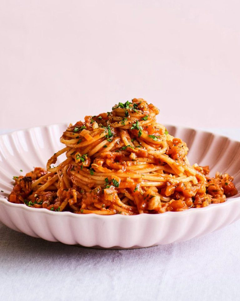 Calabrian-style seafood ragù spaghetti