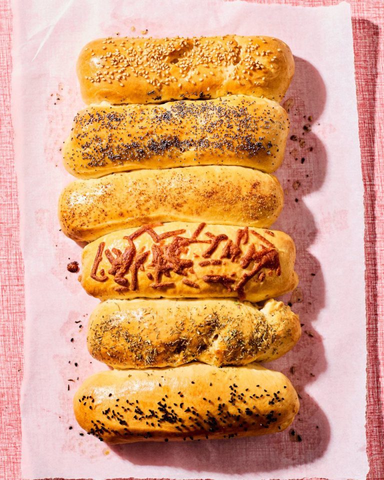 Easy homemade hot dog buns