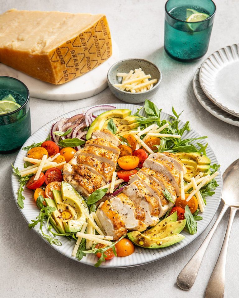 Chicken and Grana Padano salad